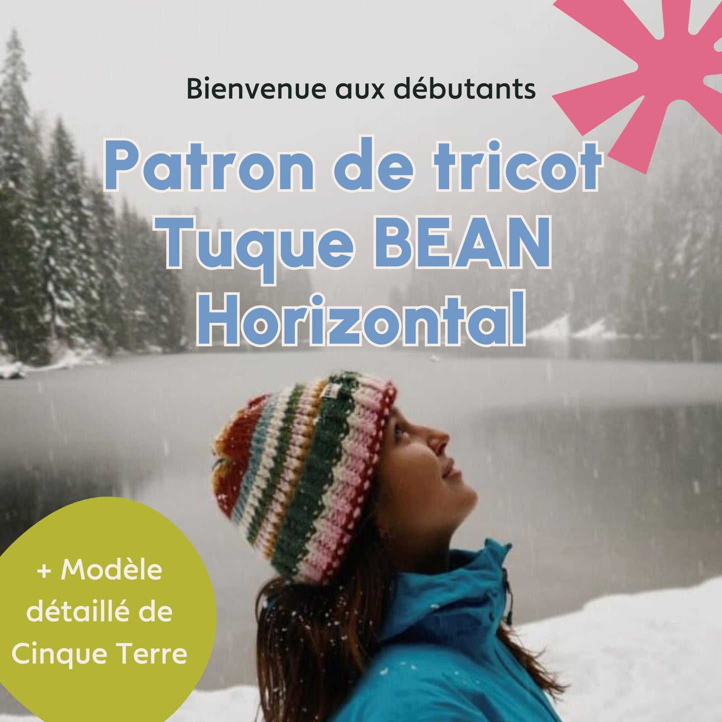 Patron Bean Horizontal (Français et Anglais) numérique
