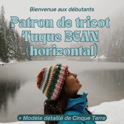 Patron Beanie aux tricot (Français et Anglais)